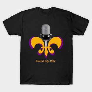 Crescent City Media Logo Gold T-Shirt